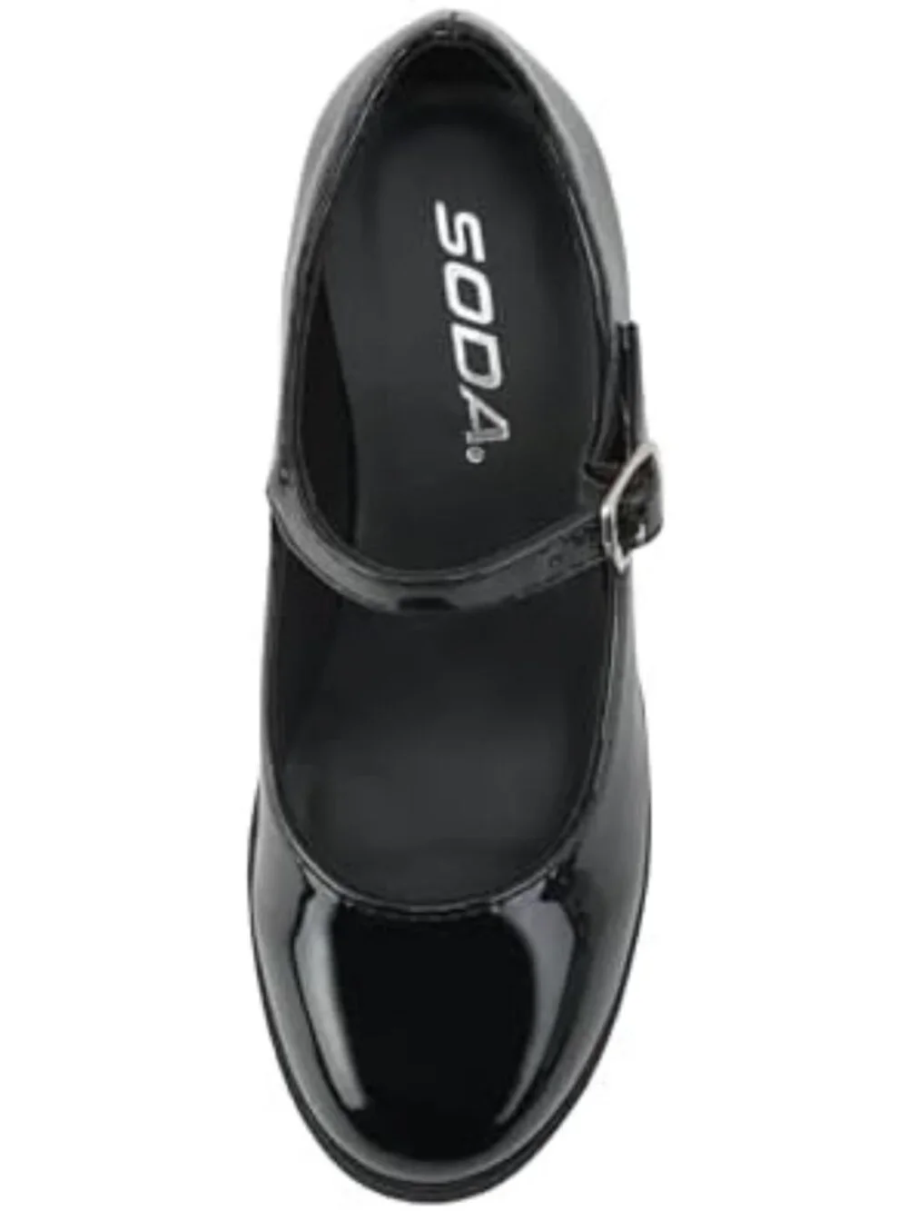 Stylish Girls' Mary Jane Block Heel Shoes with Adjustable Strap & Lug Sole